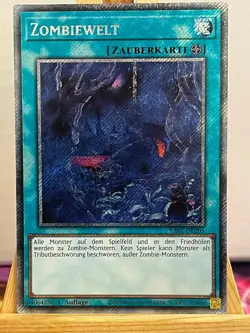 Zombiewelt RA03-DE205 Platinum Secret Rare Deutsch NM YUGIOH - Image 1