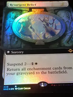 Resurgent Belief Extended Art FOIL , Modern H 2 , NM , MTG, FREE SHIPPING - Image 2