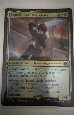 Squall, SeeD Mercenary Final Fantasy Foil Mtg Nmt Rare! - Image 1