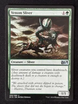 1x MTG Venom Sliver - Magic 2015 (M15) #205 - Magic the Gathering - Image 1