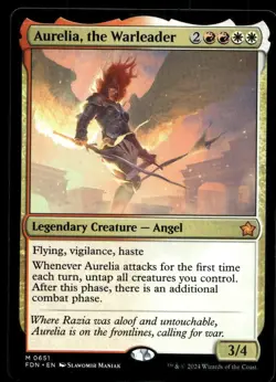 AURELIA, THE WARLEADER FOUNDATIONS MAGIC: THE GATHERING LP - Image 1