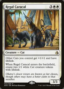 Regal Caracal - Foil AKH NM MTG - Image 1
