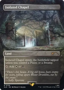 Isolated Chapel - Foil Extended Art Secret Lair NM MTG - Image 1