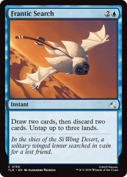 Frantic Search Magic: The Gathering Avatar: The Last Airbender 159 - Image 1