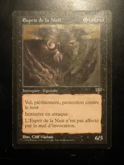 mtg magic spirit of the night mirage FRENCH vf fr esprit de la nuit - Image 1