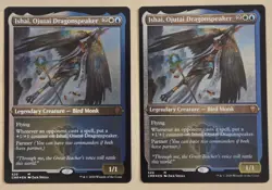 Magic The Gathering - Ishai, Ojutai Dragonspeaker Foil Etched Commander Legends - Image 1