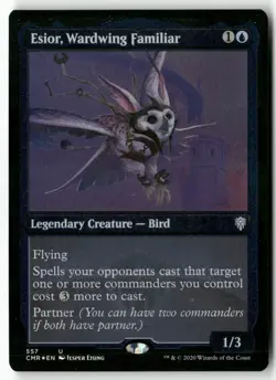 Esior, Wardwing Familiar (Foil Etched) 557 Commander Legends Uncommon Foil NM - Image 1
