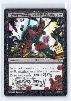 MTG - Deadly Dispute - Secret Lair Deadpool Confetti Foil 080/332 - Image 1