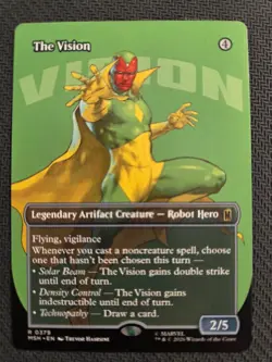 MtG MSH -The Vision -R0379 -Borderless NonFoil -NM! 👀 - Image 1