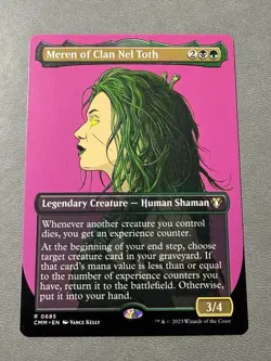 Meren of Clan Nel Toth (Borderless) #685 (NM) Commander Masters CMM Magic MTG - Image 1
