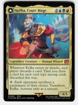 KEFKA, COURT MAGE 231 FOIL - MAGIC: THE GATHERING - NM/M - Image 1