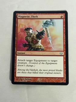 MTG FOIL Magnetic Theft Fifth Dawn Magic the Gathering - Image 1