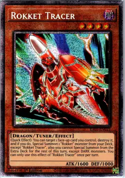 Rokket Tracer (Starlight Rare) RA05-EN015 Yu-Gi-Oh 1st Edition NM - Image 1