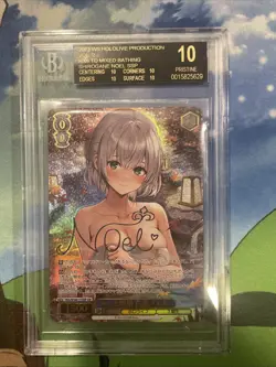 2023 Weiss Schwarz Kimi Mixed Bathing Shirogane Noel HOL/W104-117SSP BGS 10 BL - Image 1