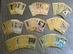 Vintage Bulk Pokemon Card Lot- 165 Cards All Sleeved. LP/NM. No Repeats! - Image 1