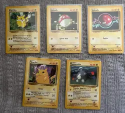 Vintage Bulk Pokemon Card Lot- 165 Cards All Sleeved. LP/NM. No Repeats! - Image 2