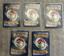 Vintage Bulk Pokemon Card Lot- 165 Cards All Sleeved. LP/NM. No Repeats! - Image 3