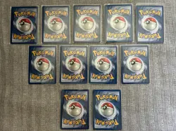 Vintage Bulk Pokemon Card Lot- 165 Cards All Sleeved. LP/NM. No Repeats! - Image 5