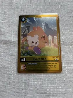 Digimon EX12-001 Nyaromon Uncommon Card Alternate Art Pack Fresh - Image 1