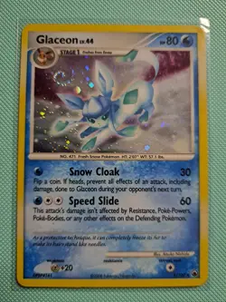 Pokemon TCG Glaceon LV.44 Holo Rare Card Majestic Dawn 5/100 - Image 1