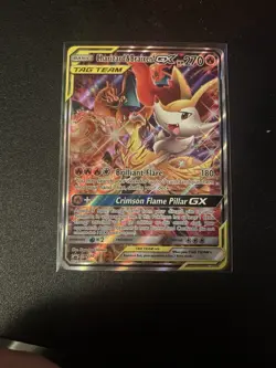 Pokemon TCG Charizard & Braixen GX SM230 Holo Promo Card - Image 1