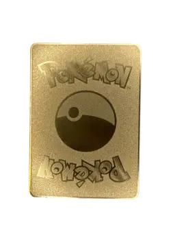 Mega Charizard EX Gold Metal Fan Art Card – Wild Blaze Blue X Version - Image 3