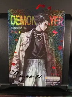 Gyomei Himejima ZR Card Holo Glitter Demon Slayer DQ Wedding 5 CCG Anime - Image 1