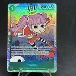 One Piece Card Game Perona OP-12 Special Alt Art Foil OP12-034 EN - Image 2