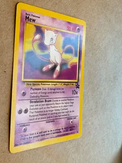 2 Pokemon Promo cards Mew Black Star #8 Pansage McDonalds #2 LP - Image 2