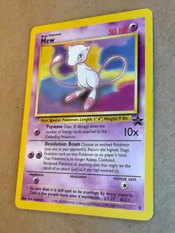 2 Pokemon Promo cards Mew Black Star #8 Pansage McDonalds #2 LP - Image 3
