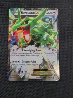 Rayquaza EX 75/108 Roaring Skies Ultra Rare Holo Pokemon Card NM+ - Image 1