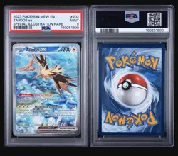 Pokemon TCG Zapdos EX Holo Card 202/165 Scarlet & Violet 151 Sir PSA 9 New Cert - Image 3