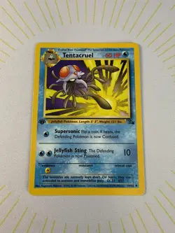 Pokemon Cards Tentacruel 44/62 1st Edition Fossil WOTC Uncommon ✨ - Image 2