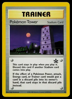 Pokemon Card - Pokemon Tower Wotc Black Star Promo 42 Promo - Image 1