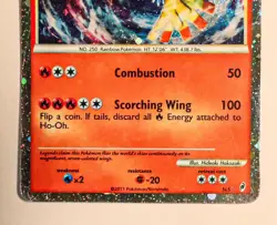 Pokemon card Ho-Oh Shiny Holo Rare Card Call of Legends SL5 - Image 3