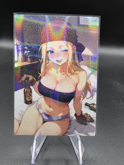 Wenry Rockbell Fullmetal Alchemist Holographic Anime Collectible Trading Card - Image 2