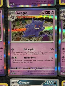 18 Card Lot - Pokemon Gengar Foil Holo 151 Mega - Image 3