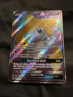 Pokemon TCG Jirachi GX Unified Minds Holo Promo Card 79a/236 Near Mint Condition - Image 1