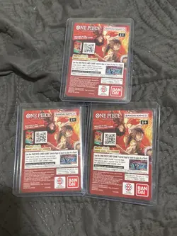 2026 One Piece x Dodgers Luffy DON QR Promo Card Insert x3 - Image 1