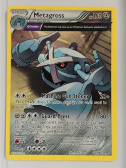 Pokemon Card Metagross Ancient Origins 50/98 Rare Non Holo LP - Image 1