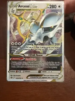Pokemon Arceus V & VStar Metal Cards Collectibles 122/172 123/172 - Image 3