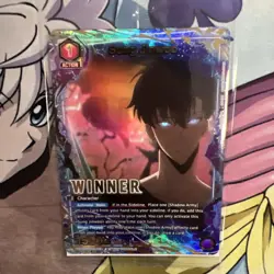Sung Jinwoo WINNER PROMO UEPR/SLG-1-019 Solo Leveling Union Arena English Sealed - Image 3