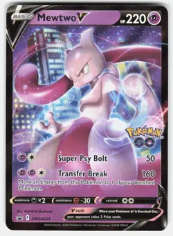 Mewtwo V Holo Promo SWSH: Sword & Shield Promo Cards SWSH223 LP - Image 1