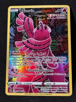 Oricorio GG04/GG70 SWSH: Crown Zenith: Galarian Gallery Holo Pokemon Card - Image 1