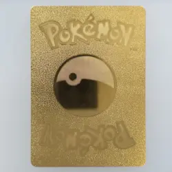 Pokemon Jolteon VMAX 300hp Gold Foil Fan Art Collector Card TCG - Image 2