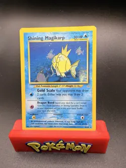 Pokemon TCG Shining Magikarp Neo Revelation Holo Card 66/64 MP - Image 1