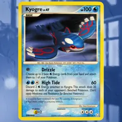 Kyogre #32/146 Rare Legends Awakened Non-Holo Pokemon Card ☆Near-Mint☆ See Photo - Image 1