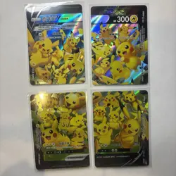 Pokemon TCG Pikachu V-UNION Holo Promo Card Lot - Chinese SWSH139-142, 4 - Image 1