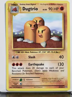 Dugtrio 56/108 PL / VLP - Rare Non Holo XY Evolutions Pokemon Card $2 Flat Ship - Image 1