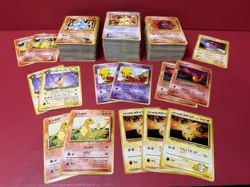 1998 Nintendo Pokemon Pocketmasters Japanese Bulk Collection Near 400 Cards NM - Image 1